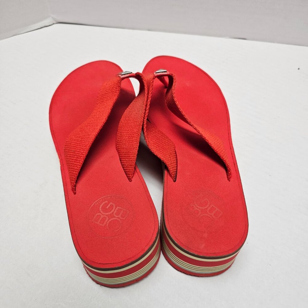 Red Bcbgeneration Bcbg Paris Low Platform Thong W… - image 8